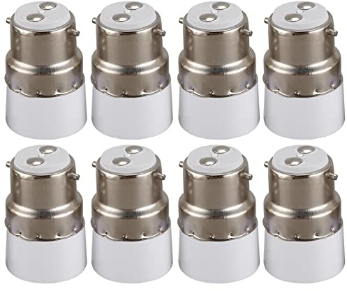 8Pcs AC 220V B22 A E14 Support D'Adaptateur de L'Ampoule de
