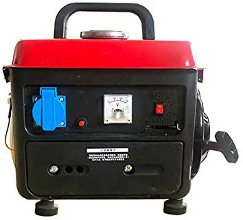 Jieotwice Generador de Gasolina Pequeño, Generador Inversor Monofásico Portátil de Bajo Ruido, Capacidad del Tanque de Combustible 4L 220V 650W
