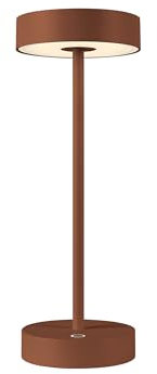 SLV VINOLINA, Tischleuchte, Akku, IP54, 2700/3000K, TOUCH, rost