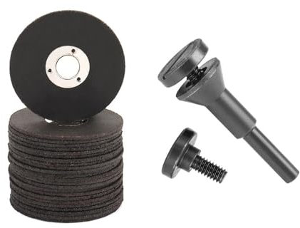 ZHLWei 2-10 Pezzi 50mm Disco da Taglio for Metalli Mini Resina Mola Lama for Sega Mola angolare Mola da Taglio più 1 pz mandrino di Montaggio