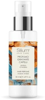 Silium - Profumo per capelli idratante e rinforzante - Ambra D'Arabia - 50 ml