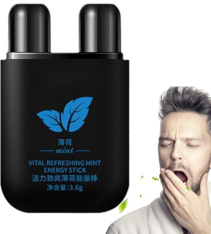 Riechstifte Für Ätherische Öle,Erfrischender Naseninhalator Tragbar 2-Loch, Naseninhalator Für Verstopfte Nase,Energy & Erfrischung Naseninhalator Stift,Energieinhalator Zum Lernen,Überstunden