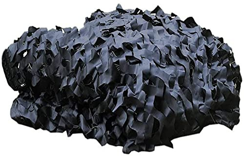 Outdoor Sunshade Fence Netting, Desert Camouflage Net, Hunting Camping Shooting Privacy Screen Camouflage Netting, Black. ()