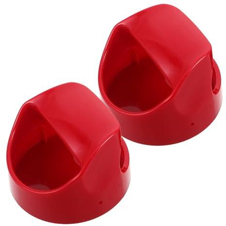 TIKODIDA Outil de Gravure Plastique Baren 2pcs pour Linogravure Caoutchouc Rouge, Distribution Uniforme Pression et Encrage pour Linocut et Estampage