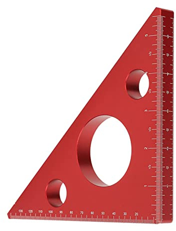 Aluminiumlegering träbearbetning triangel linjal dyrbar snickeri fyrkant gör-det-själv höger vinkel linjal