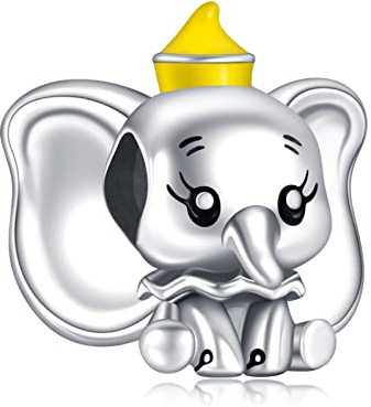 MGIUL Elephant Beads Charm Pendant Para Pulseras Collares Plata de ley 925 Colgantes Abalorios Joyas Regalo Para Mujer