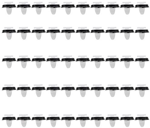 MangWany Lot de 50 clips de garniture de porte de voiture - Ensemble de supports, panneau latéral extérieur, pare-chocs pour F-i-a-t Ducato NOV30 856543 71728806