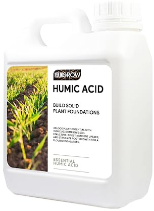 UK Grow Premium Hydroponic and Soil Nutrients - Maximize Plant Growth and Yield (25Ltr, Humic)