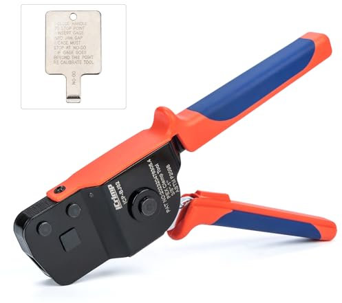 iCrimp ICP-BJ02 PEX Clamp Cinch Tool, One Handed PEX Crimping Tool for Pinching 3/8-in, 1/2-in, 3/4-in, 1-in PEX Clamp Rings, Patented
