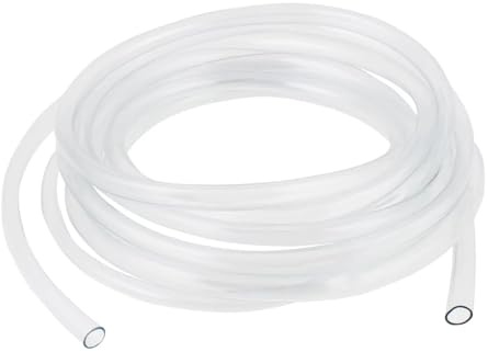 2,5m Flessibile Silicone Gomma Tubi Tubo Flessibile PVC Tubo Gomma Trasparente Acqua Aria Flessibile Tubo per Pompa Trasferimento, Acquario e Tubo Aria,Silicone Tubo