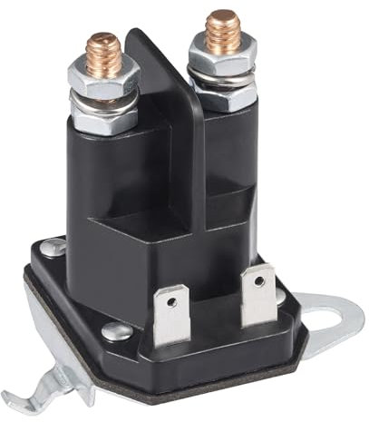 JTAREA 192507 Relais de Démarreur Solenoide 12V Solénoïde Tracteur Tondeuse 4 Bornes Starter Solenoid Relay pour 532192507 582042802 582042801 435-325 LT2000 YS4500 21546294 705055 Tondeuse Autoportée