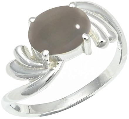 SILVERTROVE Ädelsten silverpläterad mässing snygg handgjord band ring presentartiklar män och kvinnor smycken CRG1259AA