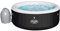 Bestway Lay-Z-Spa Miami AirJet aufblasbarer Whirlpool in schwarz, für bis zu vier Personen, rund, 180x66 cm