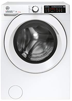 Hoover H-WASH&DRY 500 Freestanding Washer Dryer, 14 Kg Wash + 9 Kg Dry, 1400 RPM, A Class, Auto Care Cycle, KG Mode Plus, Power Care System, Wi-Fi & Bluetooth, White, 60x67x85 cm – HD 4149AMC/1-80