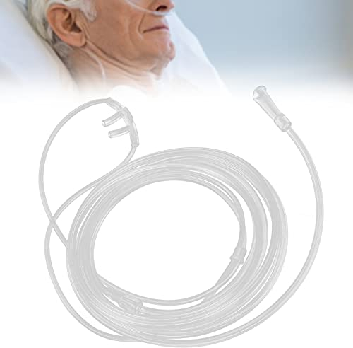 Kopfmontierter Silikon-Nasen-Sauerstoffschlauch Transparenter Silikon-Sauerstoffschlauch, Haushalts-Nasen-Sauerstoffschlauch für Sauerstoff, Standardanschluss()