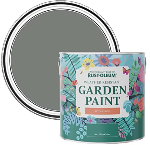 Rust-Oleum Grey Mould-Resistant Garden Paint In Satin Finish - Torch Grey 2.5L