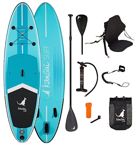 Kangui - Stand up Paddle Gonflable Sup avec siège Kayak, 305cm - TIKI