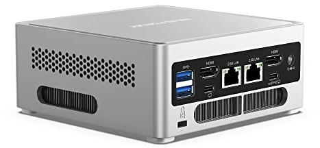 MINIS FORUM Mini-PC NAB9 Intel Core i9-12900HK Prozessor bis zu 5,0 GHz, 14C/20T, kein RAM/SSD, Dual 2,5G LAN Desktop-Computer, 2 x HDMI, 3 x USB Typ-C, 4 x USB Typ A, WLAN 6, BT5.2