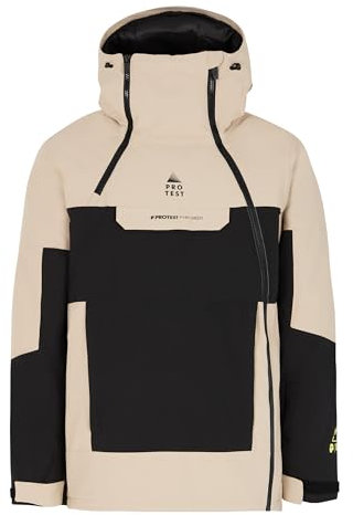 Protest Chaqueta de esquí y snowboard para hombre PRTDAZZLE, Bambú Beige, XS
