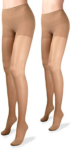 Relaxsan Multifibre 780FM - 2 PAIRES - (Vison 3/L) collant de maintien 12-17 mmHg compression graduée légère 70 Den