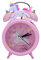 Sveglia Per Bambini Sveglia Unicorno Per Ragazze, Sveglia Senza Ticchettio Per Bambine, Sveglia Silenziosa Da Comodino, Classico Orologio A Doppia Campana Forte Con Retroilluminazione (Rosa)