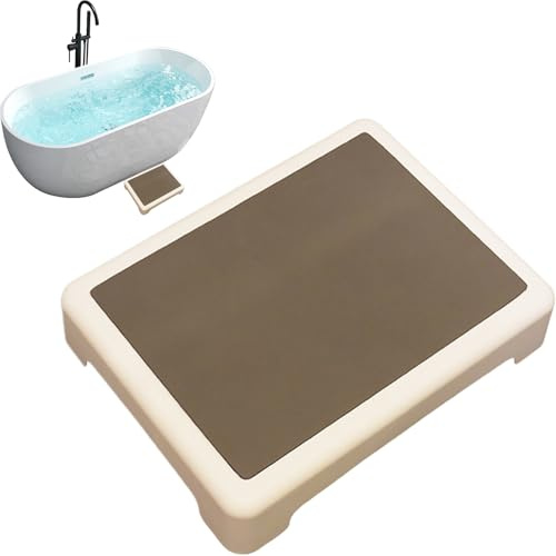 Scalino Per Water | Sgabello Piedi Antiscivolo Per Vasca | Piedistallo Stabile e Robusto Per Noleggio Ristorante Cucina Dormitorio Appartamento Sotto Scrivanie