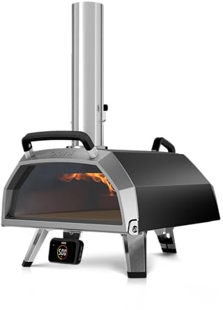 Ooni Karu 2 Pro, four à pizza, multi-fuel, fonctions de cuisson intelligentes, cuisson en 60 secondes, four à pizza, gaz, charbon de bois, bois, extérieur, gaz, pizza