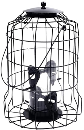 para Exterior - Estructura Suspendida De Puertas De Metal Resistente De Grandes Dimensiones, Unidad De Dispensador De Semillas Resistente A Los Animales, Acento Funcional para La Exhibición