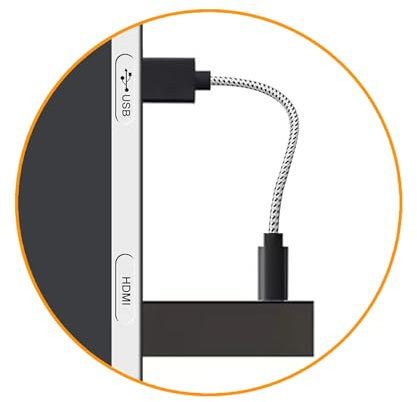 USB-Stromkabel für Fire Stick, Adapterkabel, Stecker-Ersatz, versorgt Amazon FireStick direkt vom TV-USB-Anschluss, eliminiert die Notwendigkeit eines Ladegeräts