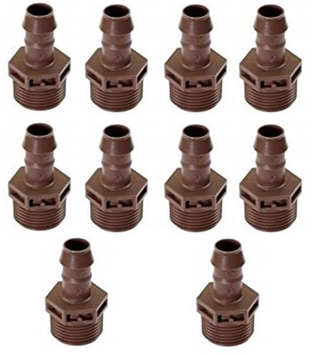 Rain Bird XFF Coup Geradeverbinder für 17mm Tropfschlauch XF, 10 Stück, Schlauchadapter (17-3/4)