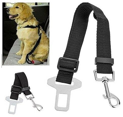 UK CELTD Adjustable Pet Dog Harnesses Seat Belt Lead Restraint Strap Car Safety