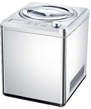 GRFIT heladera Ninja Máquina de Helados de Acero de Gran Capacidad for el hogar, Completamente automática con refrigeración, máquina de Helados de Frutas for niños Heladera