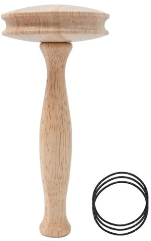 Stopfpilz Aus - Glatter -Pilzstopfen, Sockenstopfgarn-Werkzeugsatz, Stopfgarn Pilz Kit Mit Nähnadeln, Ring Und Abnehmbarem Kopf