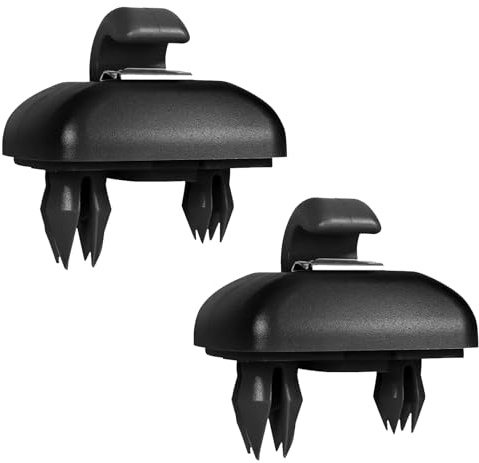 Audi A5, Audi Q5, clip para parasol, 2 unidades (negro), soporte para visera de sol para Audi A1 A3 A4 A5 Q3 Q5 A7 B6 B7 B8 S4 S5, clip para parasol de coche, accesorios de gancho