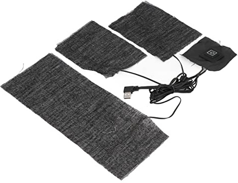 KENANLAN Tappetino Riscaldante per Vestiti, 3 Impostazioni di Temperatura Regolabili Lenzuolo Termico Elettrico USB per Alleviare il Mal di Schiena, Uso Interno Ed Esterno, Cuscinetti
