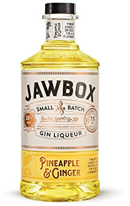 Jawbox Pineapple and Ginger Gin Liqueur | 70cl | 20% vol