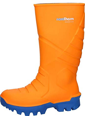 Spirale Ultramax - Stivali di Sicurezza in Gomma Unisex Adulto, Arancione (Orange 085), 46 EU