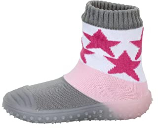 Sterntaler Chaussettes Aventure, Avec semelle en caoutchouc, Chaussures aquatiques, Taille : 30, Rose