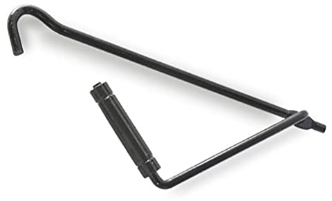 Asudaro Kurbel-Wagenheber-Werkzeug Wagenheber Handkurbel Radschlüssel Griff für Scherenheber Auto-Hebebühne-Griff für Scheren-Autohebebühne,Schwarz