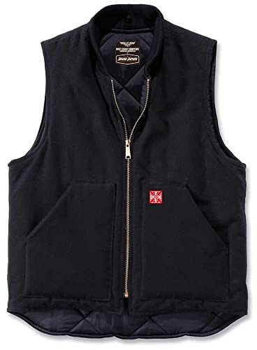 WEST COAST CHOPPERS Herren Weste Heavy Duty, Farbe:Black, Größe:3XL