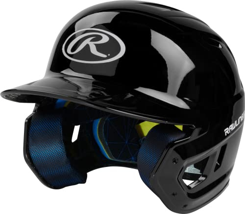 Rawlings | MACH Batting Helmet | Gloss Black | Junior (6 3/8 - 7 1/8)