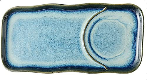 Ciotola for cereali, scodella for zuppa, scodella for il tè, ciotole for la colazione in ceramica o piatto rettangolare, ciotola for zuppa di cipolla da 20 once con manico in porcellana for zuppa di c