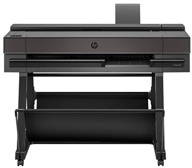 HP DesignJet T850 Stampante per Grandi Formati da 91 cm 2Y9H0A, Formati supportati da A4 ad A0, velocità 90 Pagine A0 all’Ora, Gigabit Ethernet, USB, Wi-Fi, Garanzia 2 Anni, Edizione 2025, Nero