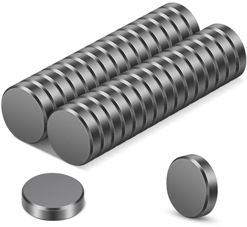 Wukong 30 pezzi Magnete Potente, 18×5mm Calamite Lavagna Magnetica, Calamite Frigorifero Calamite Lavagna per Ufficio, Bacheca e Scuola