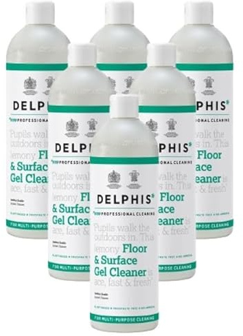 Case of 6 x Delphis Eco Professional Cleaning Floor and Surface Gel Cleaner 700ml