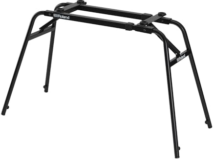 Stand per Tastiere Roland KS-13 | Versatile Stand in Stile Tavolo per Tastiere, Synth Leggeri e Stage Piano a 88 Tasti | Stabilità Assoluta