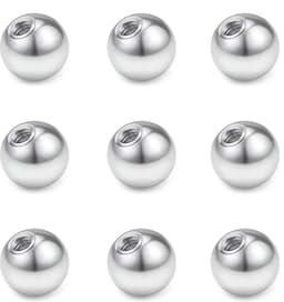 Body CAC 20 g/18 g/16 g små tragus stål labret platt rygg läpp raka dubbar örhängen, medicinskt implantat grad helix piercing smycke, Metall