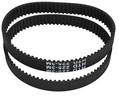 Lot de 2 courroies d'entraînement pour rabot PHO 15-82 16-82 20-82 en caoutchouc de qualité supérieure - Flexible et robuste - Facile à installer - 2604736001