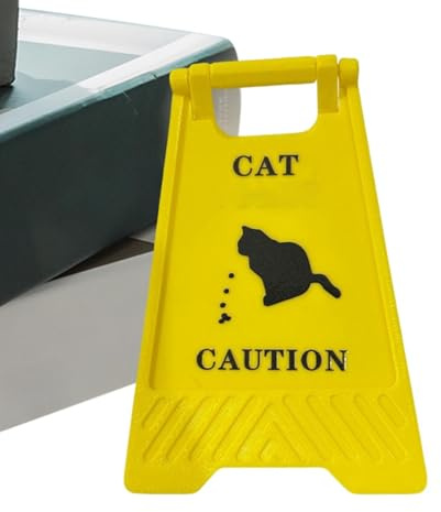 Divertida señal de advertencia para el escritorio, señal de advertencia para el escritorio, divertida placa de advertencia de gato, novedoso cartel de escritorio, divertido cartel de mordaza, para