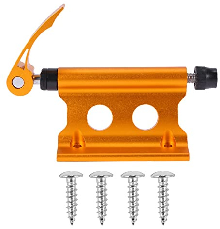 TOBEOME Bike Fork Mount Bicycle Truck Bed Roof Bike Rack Bike Fork Mount Block Truck Mount for Road Bike yellow